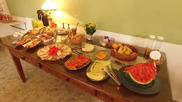 Frokostbuffé er inkludert hver dag