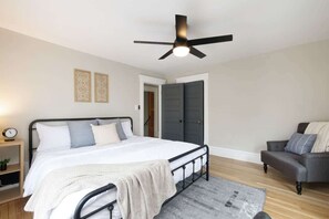 3 bedrooms, iron/ironing board, travel cot, free WiFi
