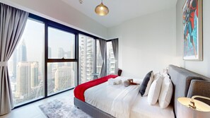 3 bedrooms, iron/ironing board, free WiFi, bed sheets - Marvel Themed 3 Bed l Downtown l Fountain View (Downtown Dubai)