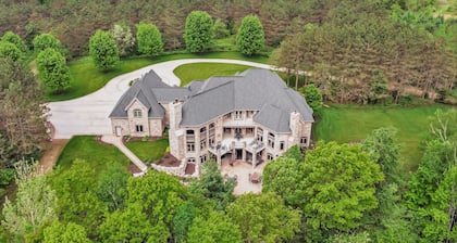 Gray Lake Villa | Sleeps 22 · Theater · Sauna · Lake