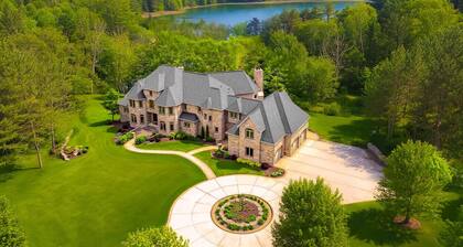 Gray Lake Villa | Sleeps 22 · Theater · Sauna · Lake