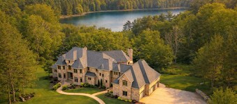 Gray Lake Villa | Sleeps 22 · Theater · Sauna · Lake