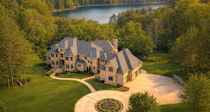 Gray Lake Villa | Sleeps 22 · Theater · Sauna · Lake