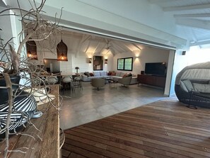 TV, stereo - Villa Ayana 3 master suites, private pool, luxury and comfort await you (Saint-François)