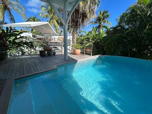 Pool - Villa Ayana 3 master suites, private pool, luxury and comfort await you (Saint-François)