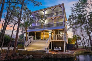 Exterior - Deep Blue - Secluded Home with Large Outdoor Area & Includes Golf Cart (Santa Rosa Beach)