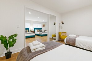 4 habitaciones, tabla de planchar con plancha y wifi gratis