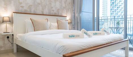 2 bedrooms, iron/ironing board, travel crib, WiFi