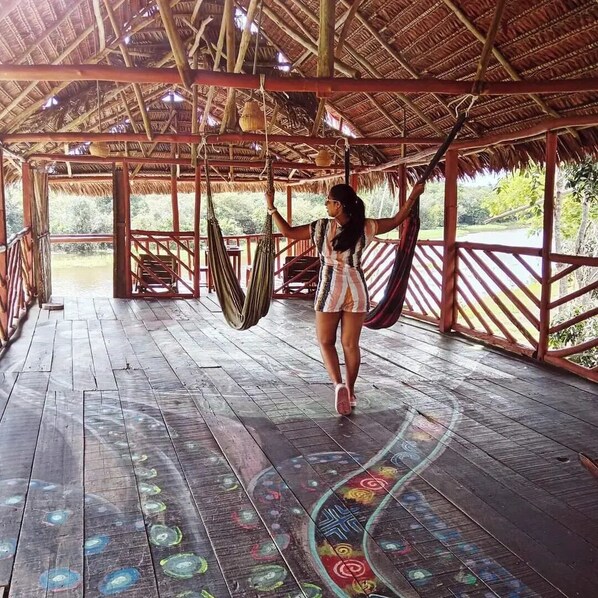 Terrace/patio - Casa kukama lodge  (San Juan Bautista)