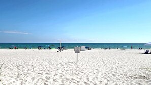 On the beach