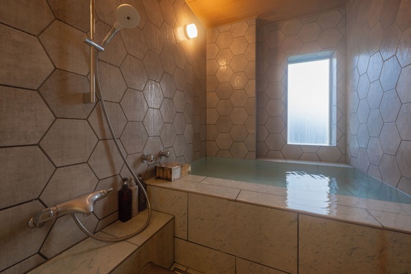 Tsubaki Room, Japanese-Western room with indoor bath (hot spring),Non Smoking | Bathroom | Slippers, bidet, towels, toilet paper