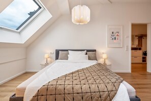 2 slaapkamers, een bureau, gratis wifi, beddengoed