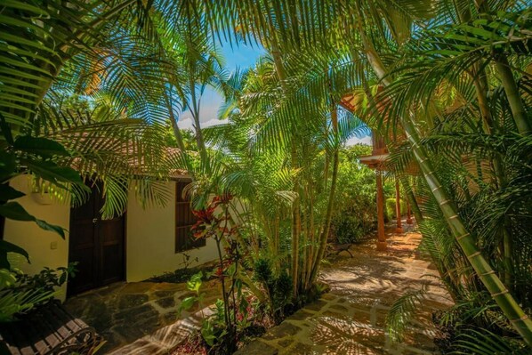 Blick von der Unterkunft