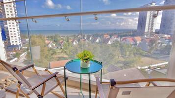 Superior Apartment, Balcony, Beach View | Terrace/patio