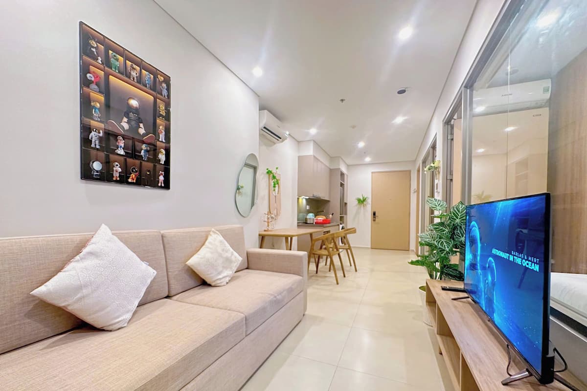 Deluxe-Apartment, Balkon, Stadtblick