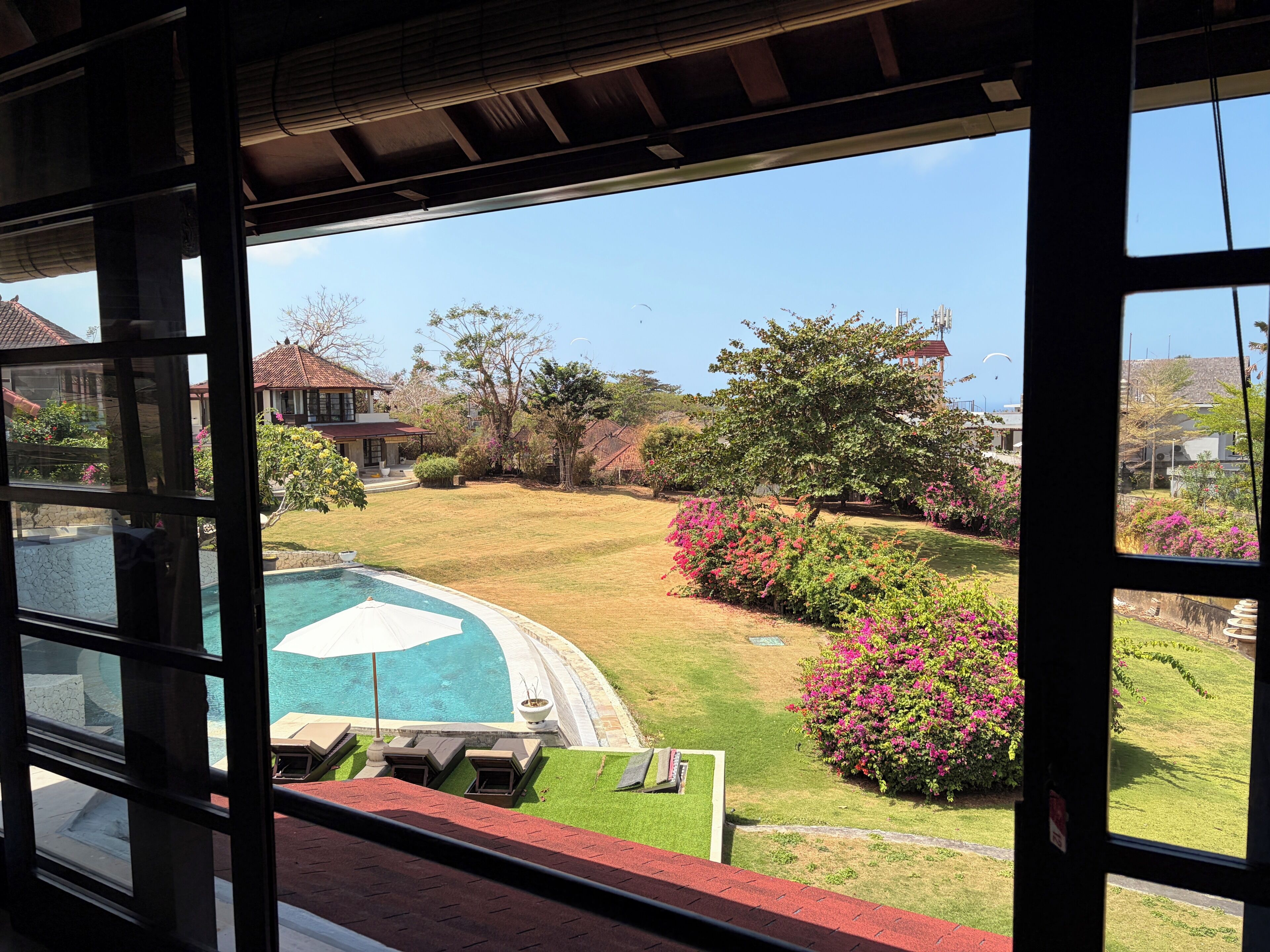 Vista al jardín