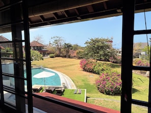 Vista al jardín