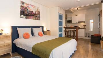 1 dormitorio, cuna de viaje, wifi y ropa de cama