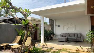 Villa, 1 Bedroom, Private Pool, Pool View | Terrace/patio