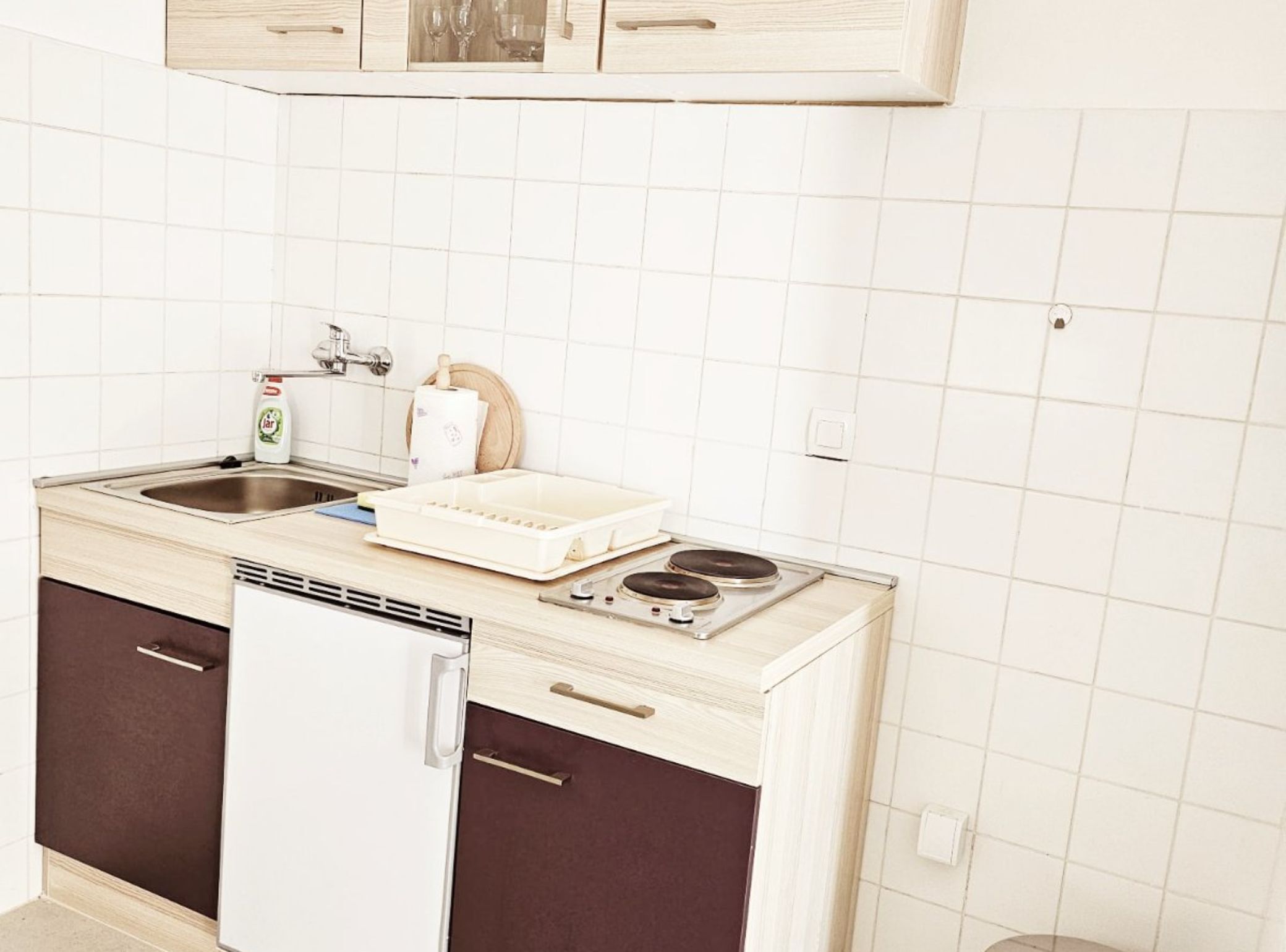 Estudio (Studio Apartment with Terrace (7)) | Cocina privada | Refrigerador 