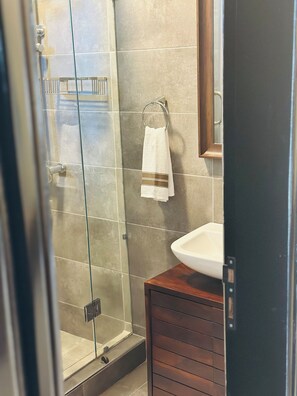 Towels, soap, toilet paper