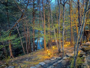 Property grounds - Waterfall Views! Hot Tub, Game Room, Dog Friendly (Bushkill)