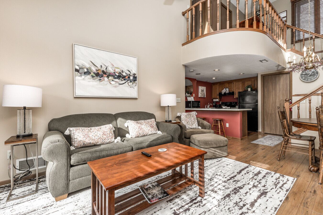 TV connectée, cheminée