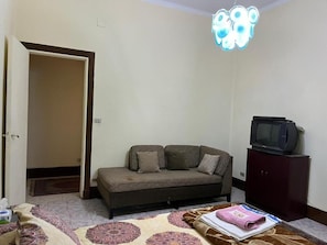 TV, fireplace - Beautiful apartment in the heart of cairo (Qasr El Nil)