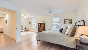 2 bedrooms, iron/ironing board, travel crib, WiFi