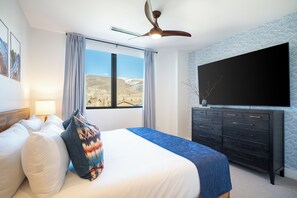 3 habitaciones, cuna de viaje, wifi gratis y ropa de cama 