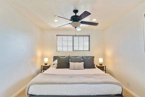 5 bedrooms, iron/ironing board, travel cot, WiFi