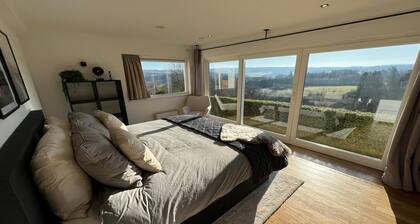 Villa panoramique avec sauna privé