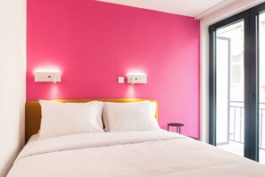 MIXT Spectrum 2-bed | Skrivebord for bærbar PC, blendingsgardiner og lydisolert