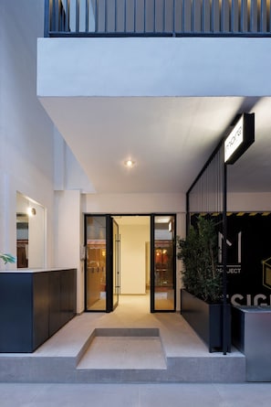 Fachada de la propiedad