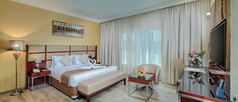 Quarto casal luxo | 1 quarto, Wi-Fi de cortesia