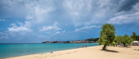 Beach nearby, 2 beach bars