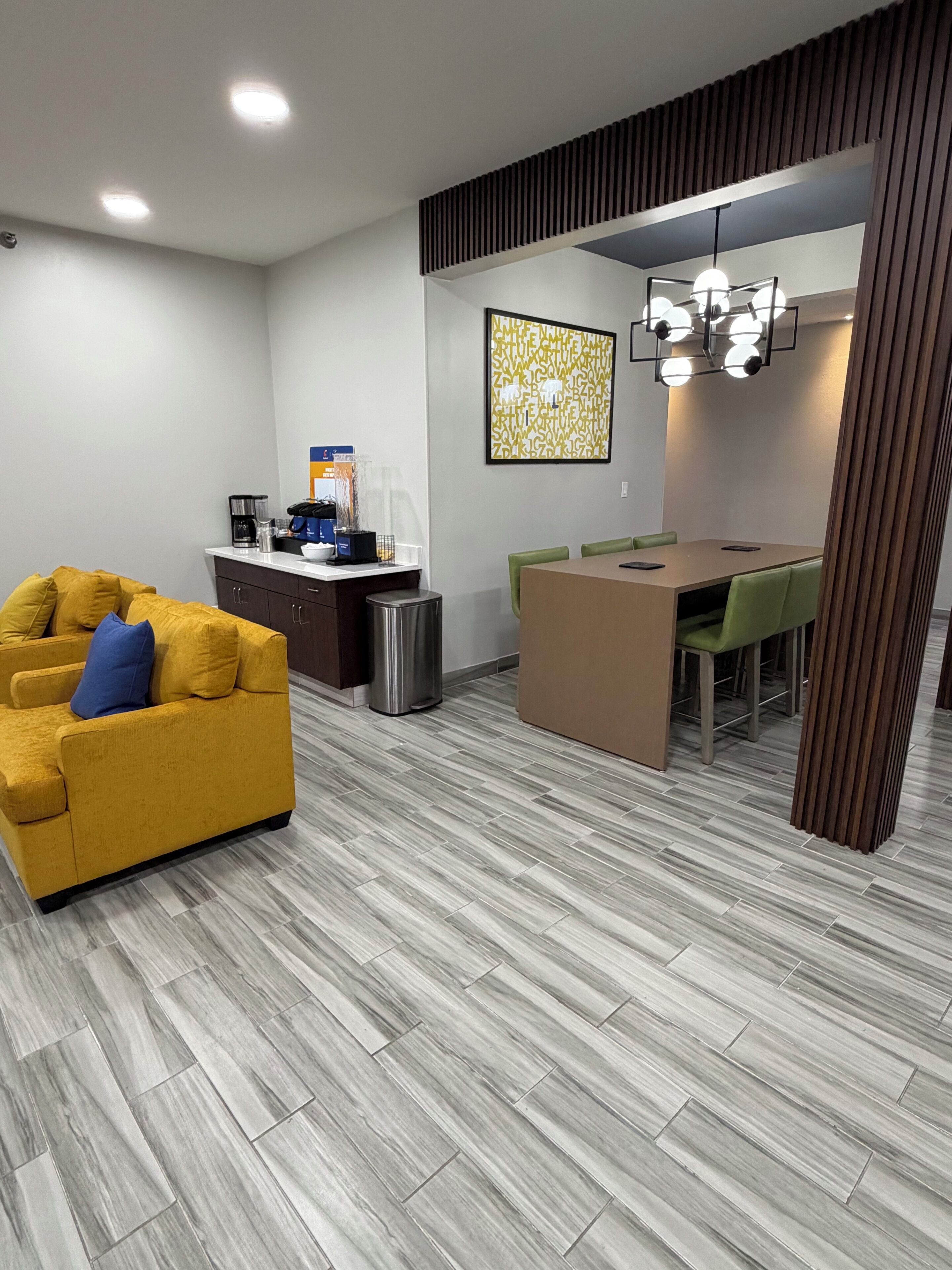 Reception hall