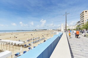 Accommodatie ligt op het strand