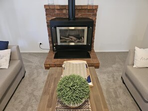 Televisio, takka, videopelejä, DVD-soitin