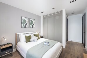 2 bedrooms, iron/ironing board, travel cot, WiFi