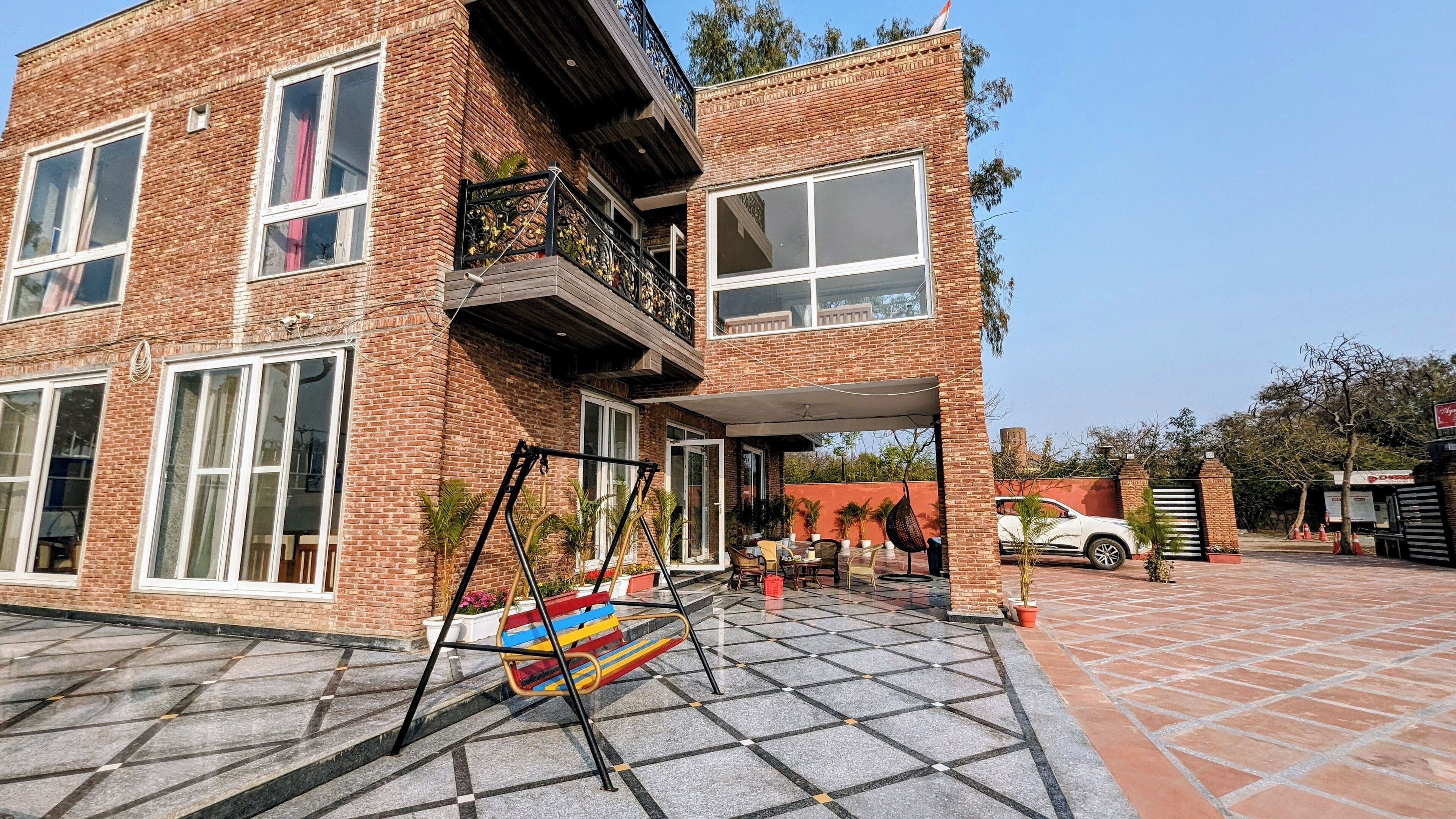 Façade de l’hébergement