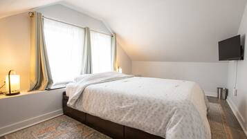 1 slaapkamer, een strijkplank/strijkijzer, wifi, beddengoed