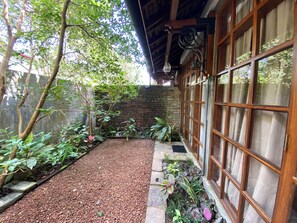 Exterior detail - "Elegant Tropical Duplex Retreat Near Hikkaduwa Town" (Hikkaduwa)