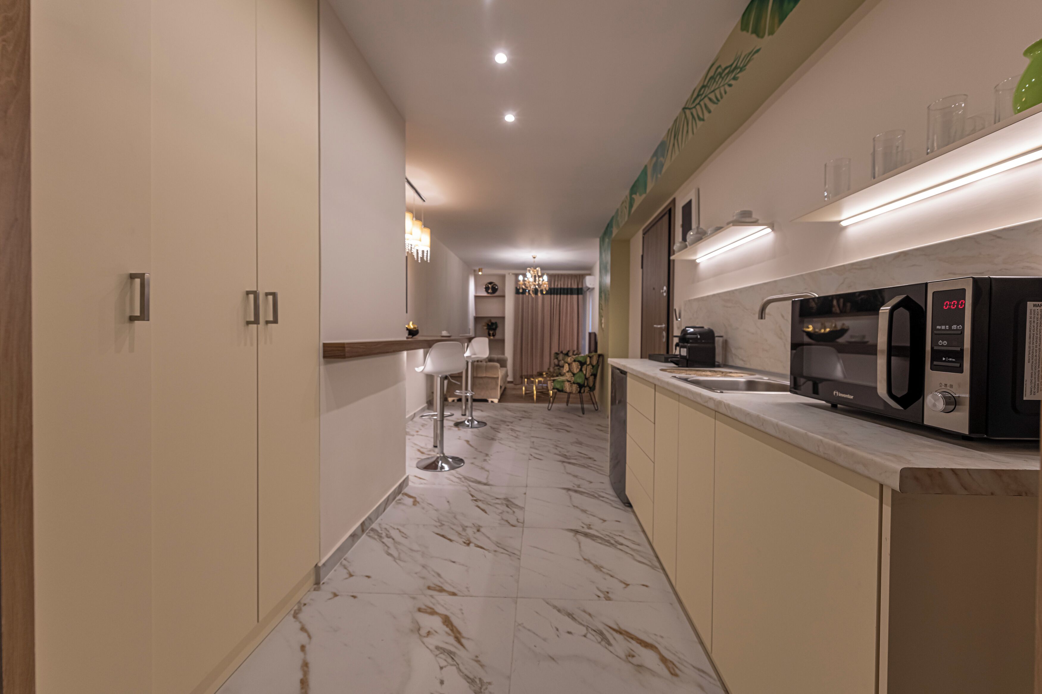 Apartamento, sacada | Cozinha privada