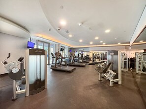 Fitness facility - Luxury Marina Apartment | 3BR | Gym, Pool, Fast Wi-Fi, Parking (Marina)