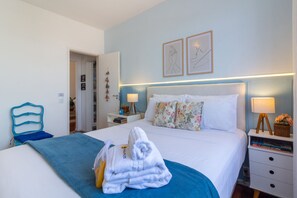 1 soverom, strykejern/-brett, reiseseng for barn og wi-fi (inkludert)