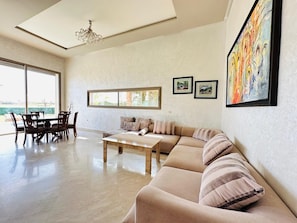 Living area - Villa Marrakech sur golf piscine cuisinière menu (Marrakech)