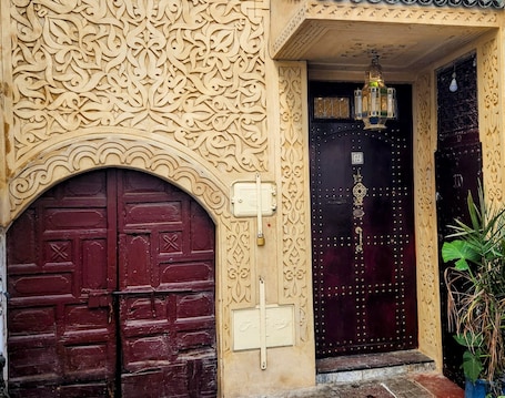 Entrada de la propiedad
