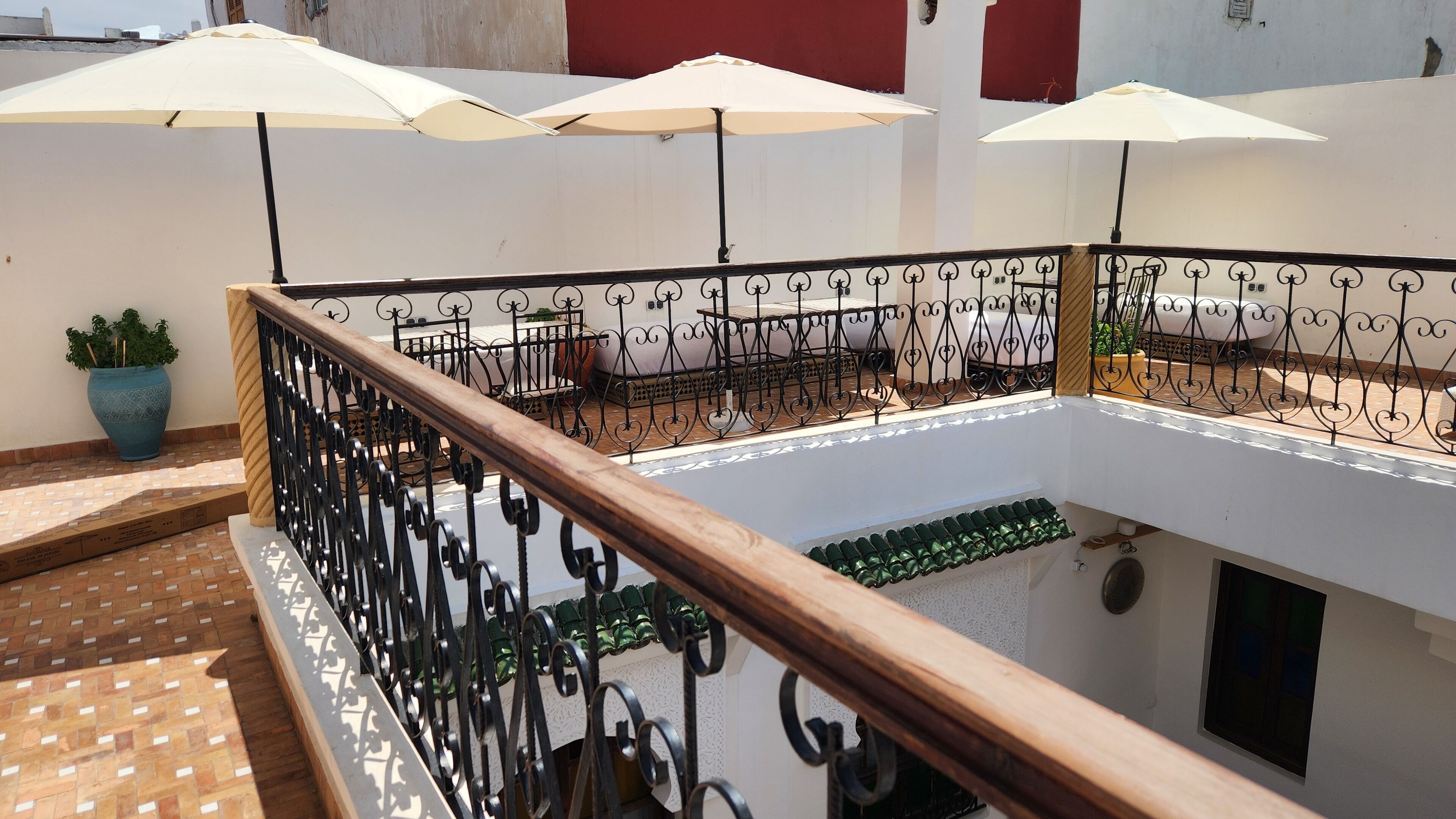 Terrasse sur le toit