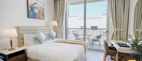 Laptop workspace, iron/ironing board, cots/infant beds, free WiFi